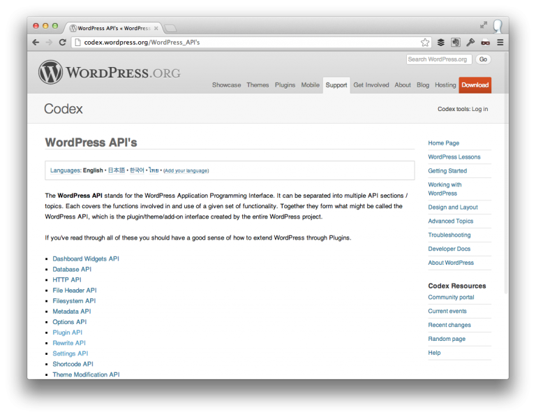 Building Web Applications with WordPress - Clean API