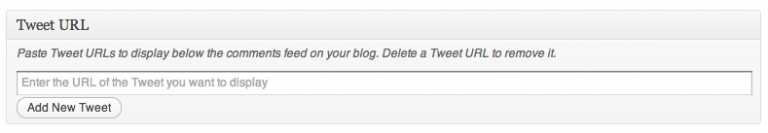Comment Tweets For WordPress Comment Tweets For WordPress