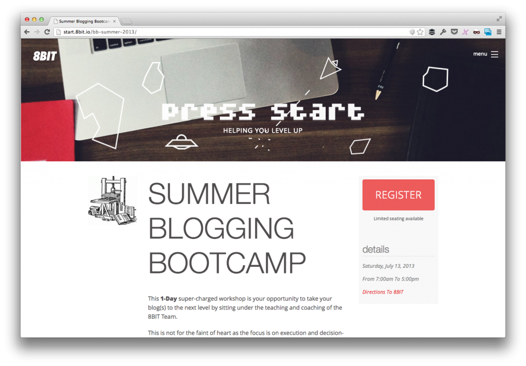 Summer Blogging Bootcamp