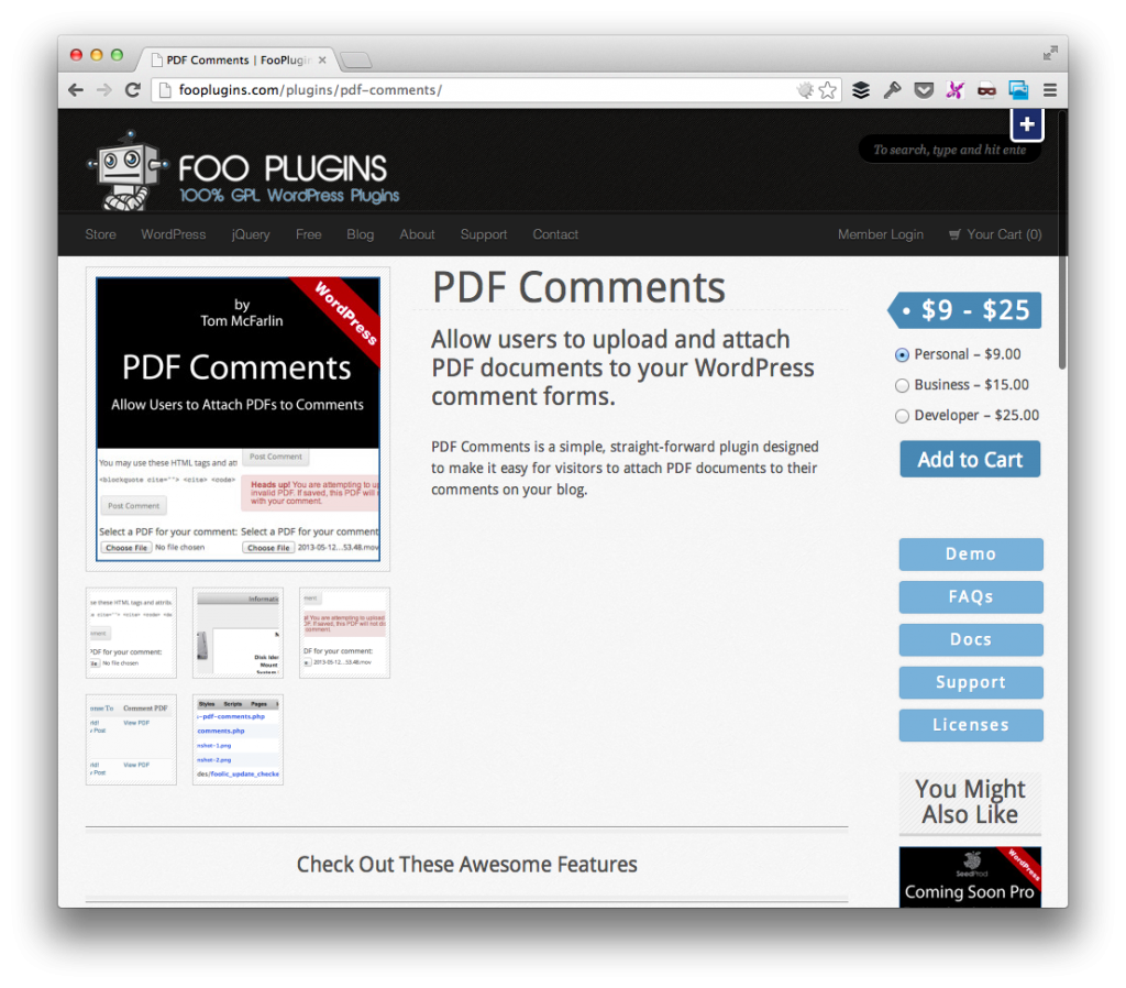 Purchase PDF Comments