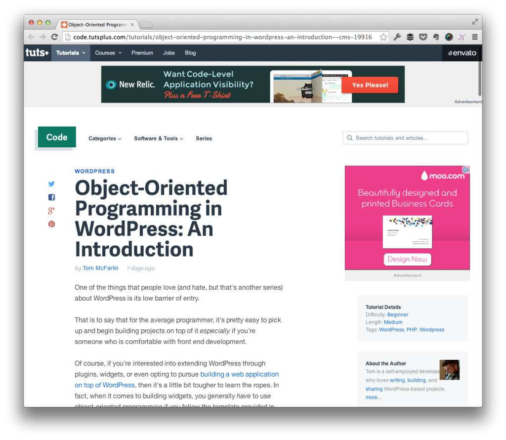 Object-Oriented Programming in WordPress