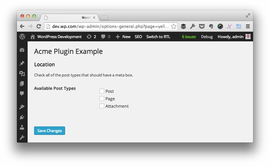 Simplifying Code: Options Arrays