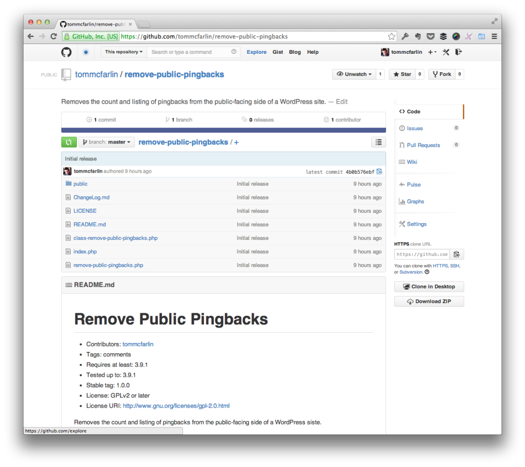 Remove WordPress Pingbacks