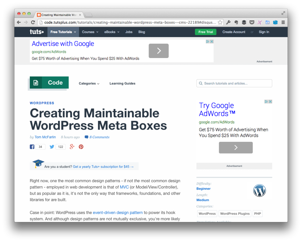 Writing Maintainable WordPress Code: Author's Commentary