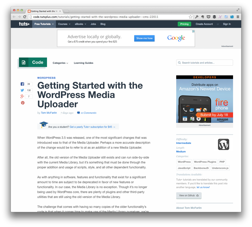 WordPress Media Uploader - Tuts+
