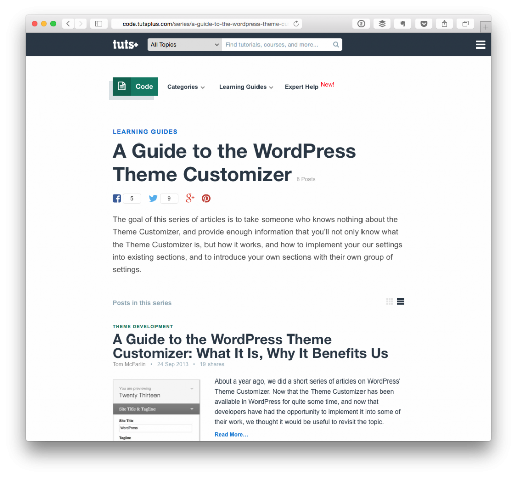 A Guide to the WordPress Theme Customizer