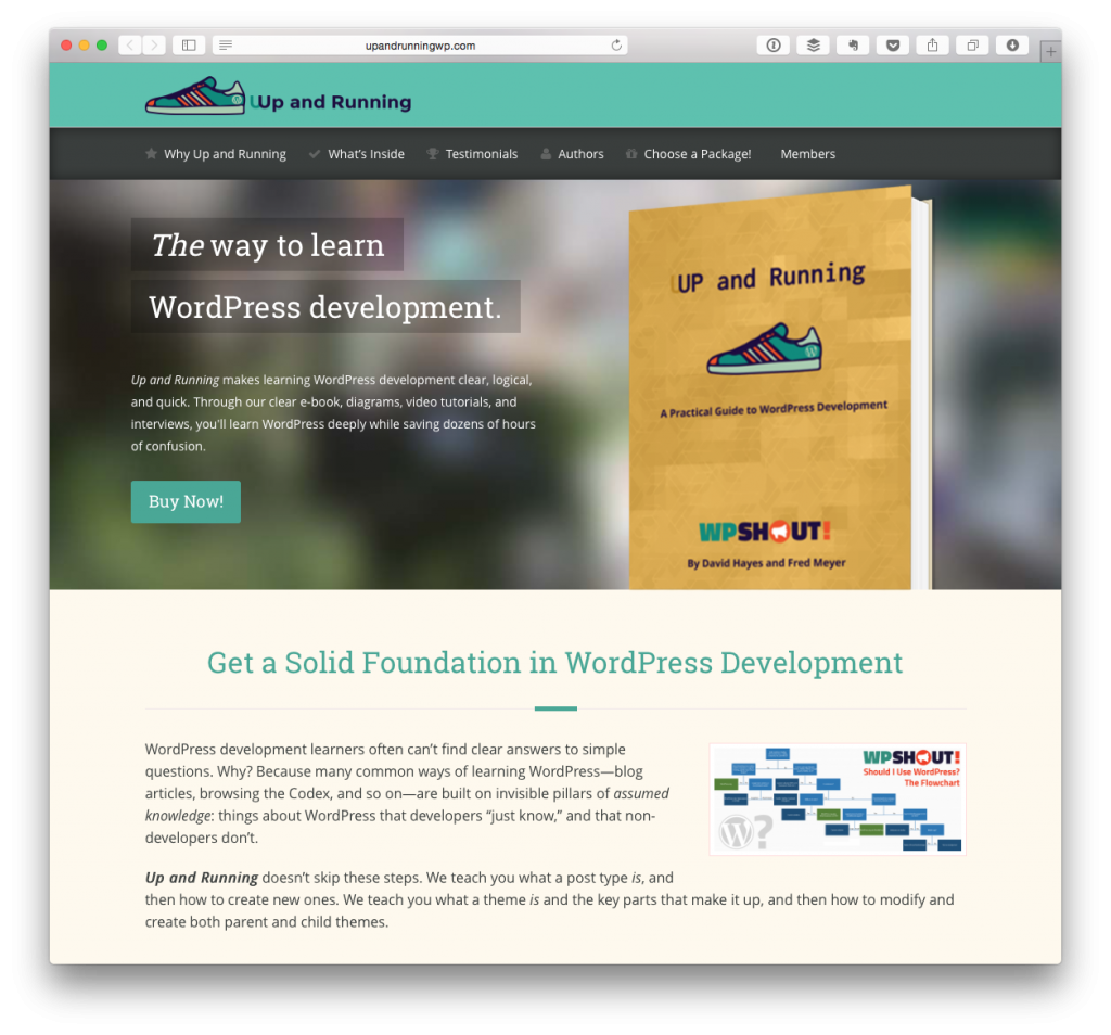 Up and Running with WordPress