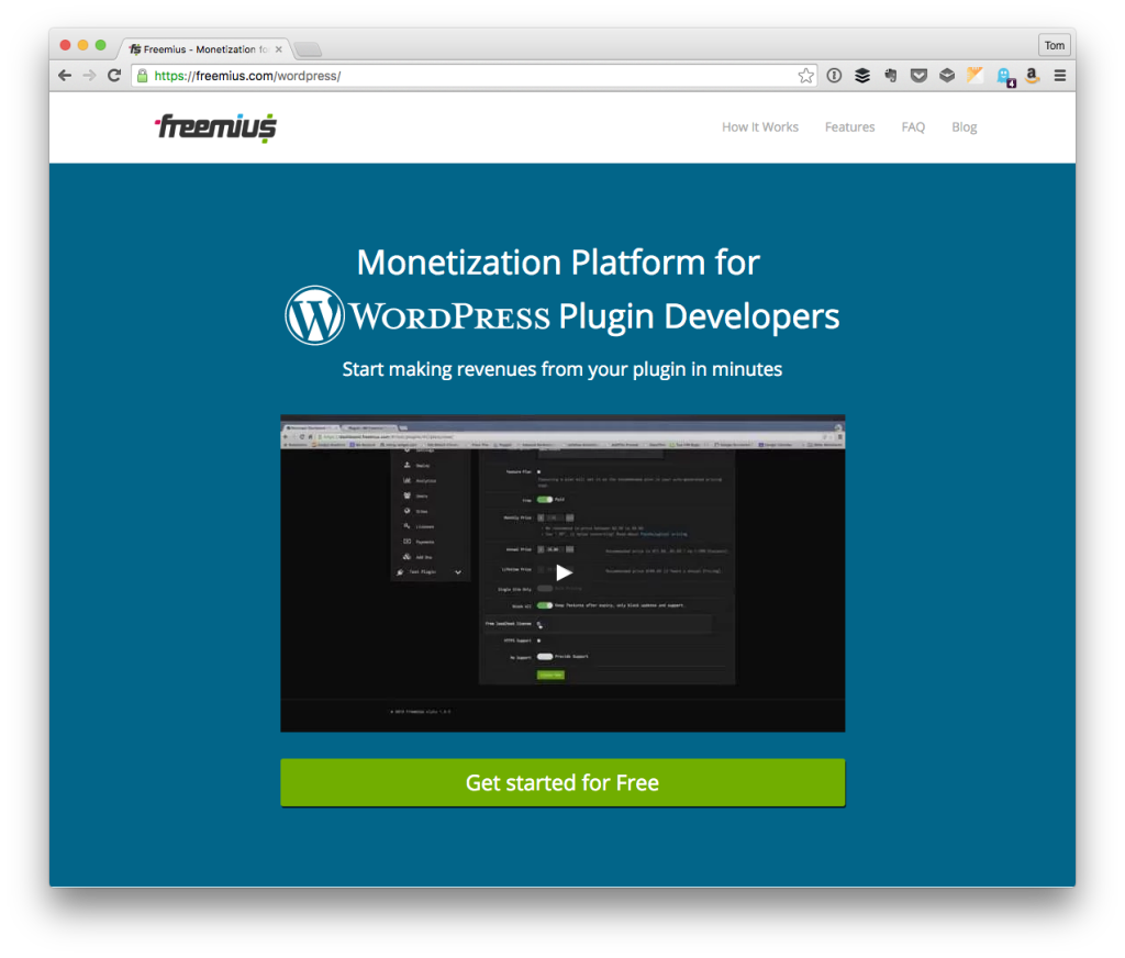 Freemius for WordPress