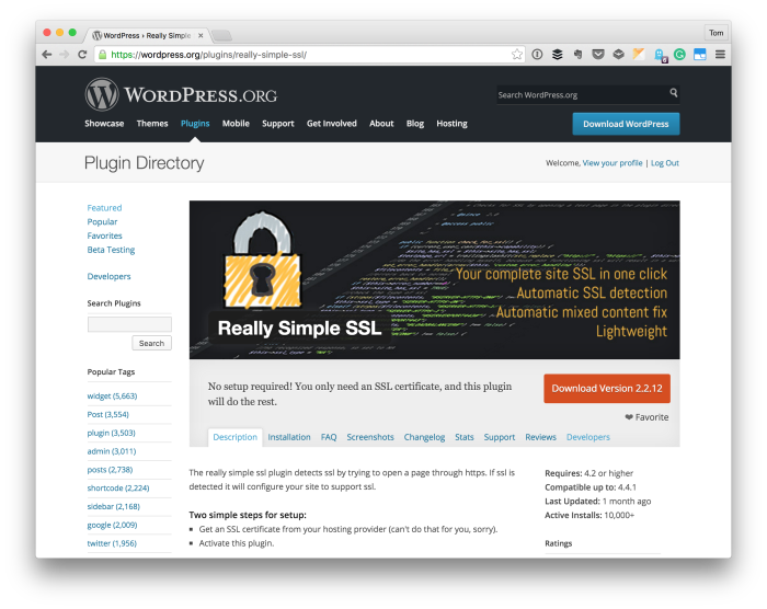 SSL for WordPress