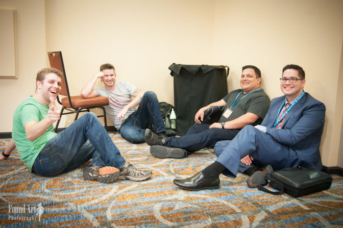 Hanging out with people much smarter than me at WordCamp Atlanta 2016. Photography via Found Art Photography.