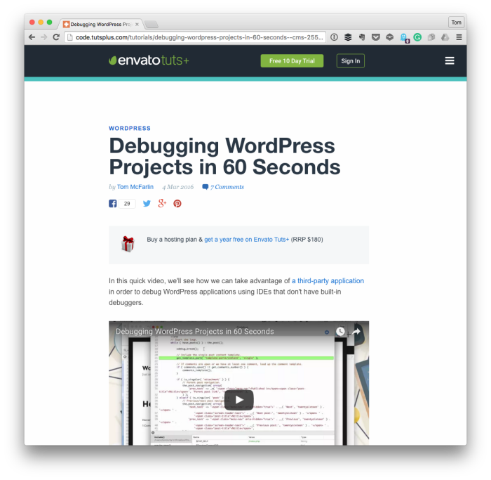 Debug WordPress Projects