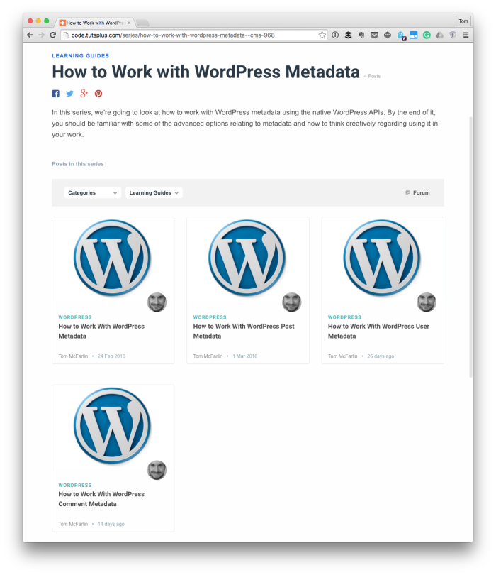 How to Work with WordPress Metadata