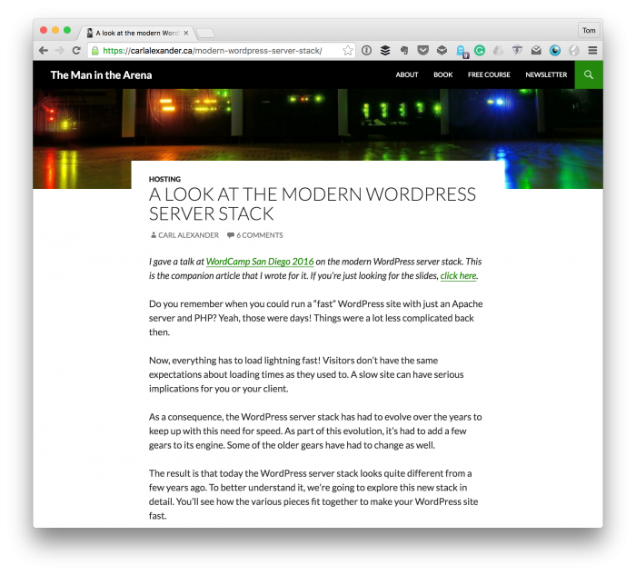 Modern WordPress Server Stack