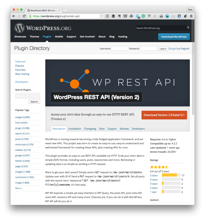 The Rest API: A WordPress Employee Benefit