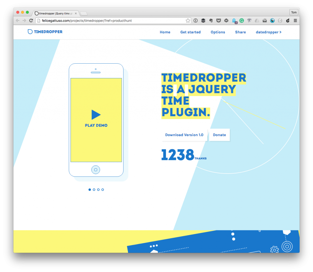 Timedropper A jQuery Time Plugin Tom McFarlin