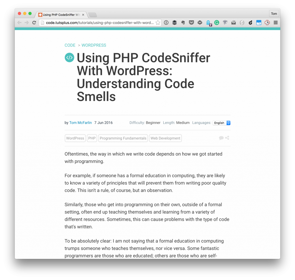 Understanding Code Smells