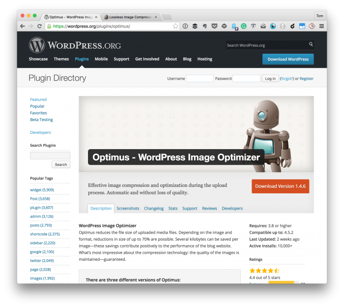 WordPress Image Optimization