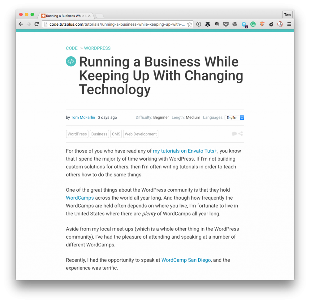 Running a Business While Keeping Up With Changing Technology