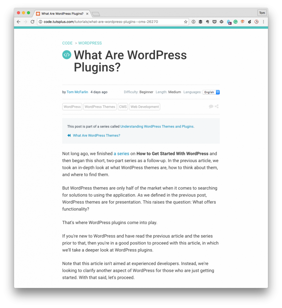 What are WordPress Plugins?