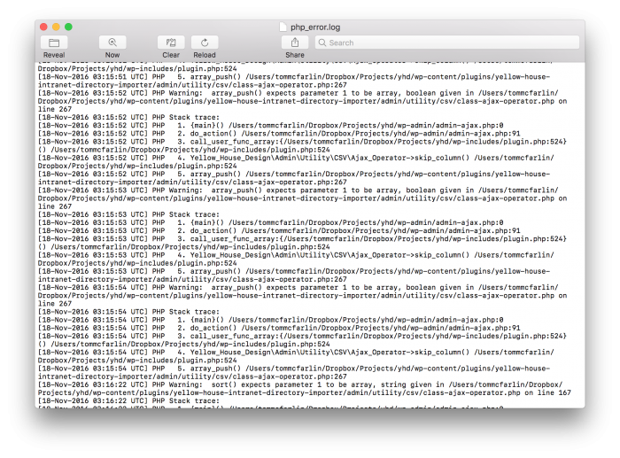 wordpress server process monitor