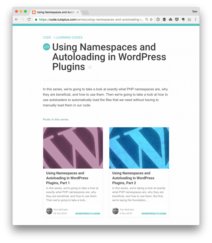 Namespacing and Autoloading in WordPress