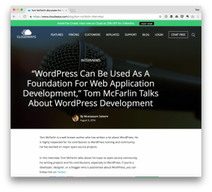 Talking WordPress as a Web Application Foundation | Tom McFarlin