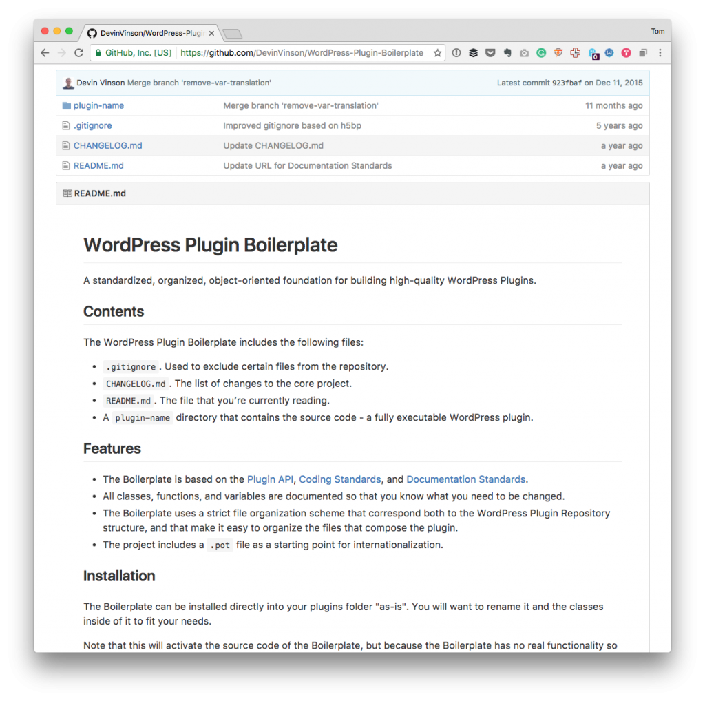 WordPress Plugin Boilerplate