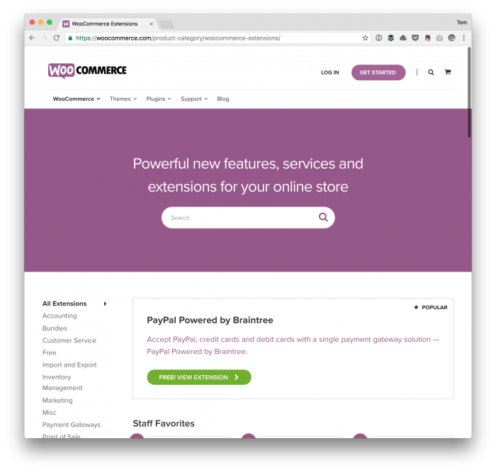 WooCommerce Extension