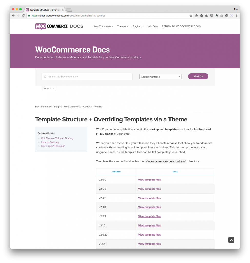 Adding a Custom WooCommerce Page