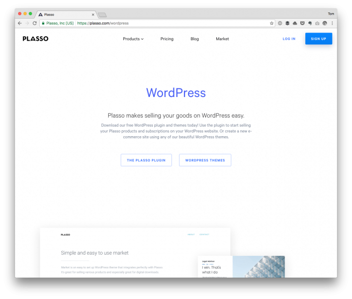 WordPress Payments with Plasso