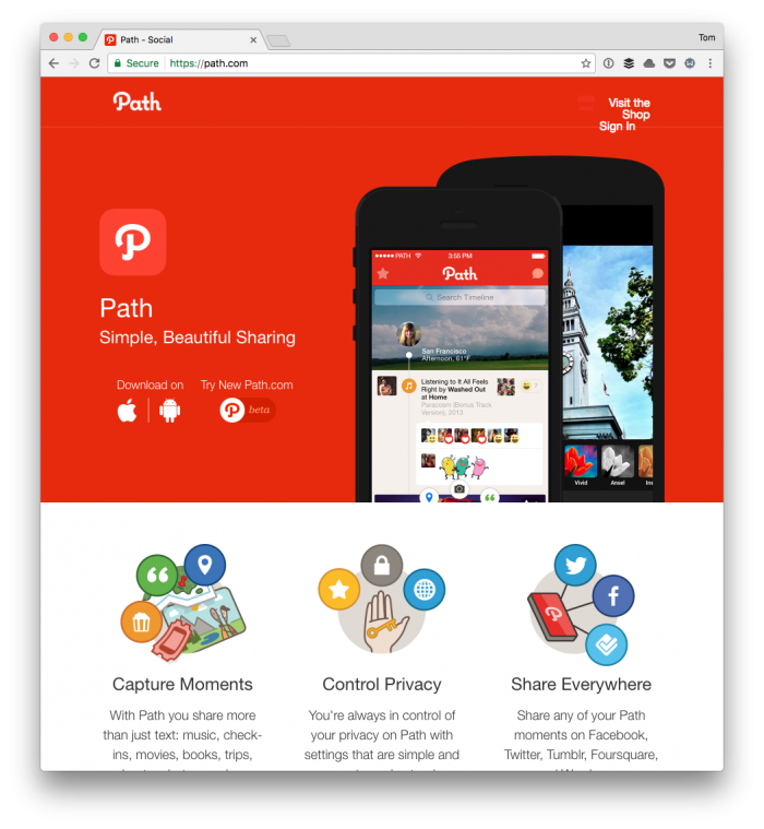 Path: It's like Micro.blog but not.