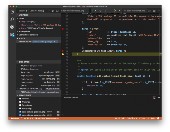 Visual Studio Code Debugger: Stepping Out