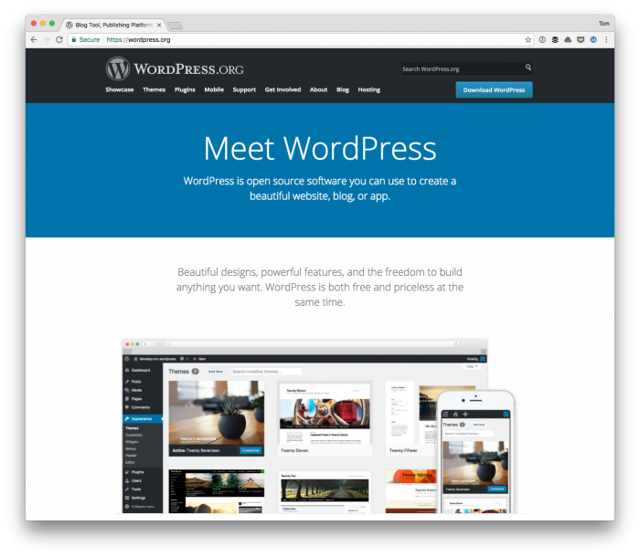 Medium versus WordPress: WordPress.org