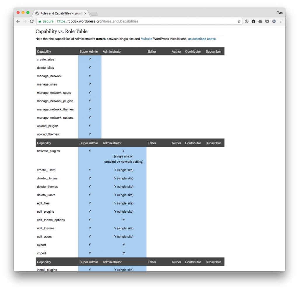 Creating WordPress Users: Roles and Capabilities