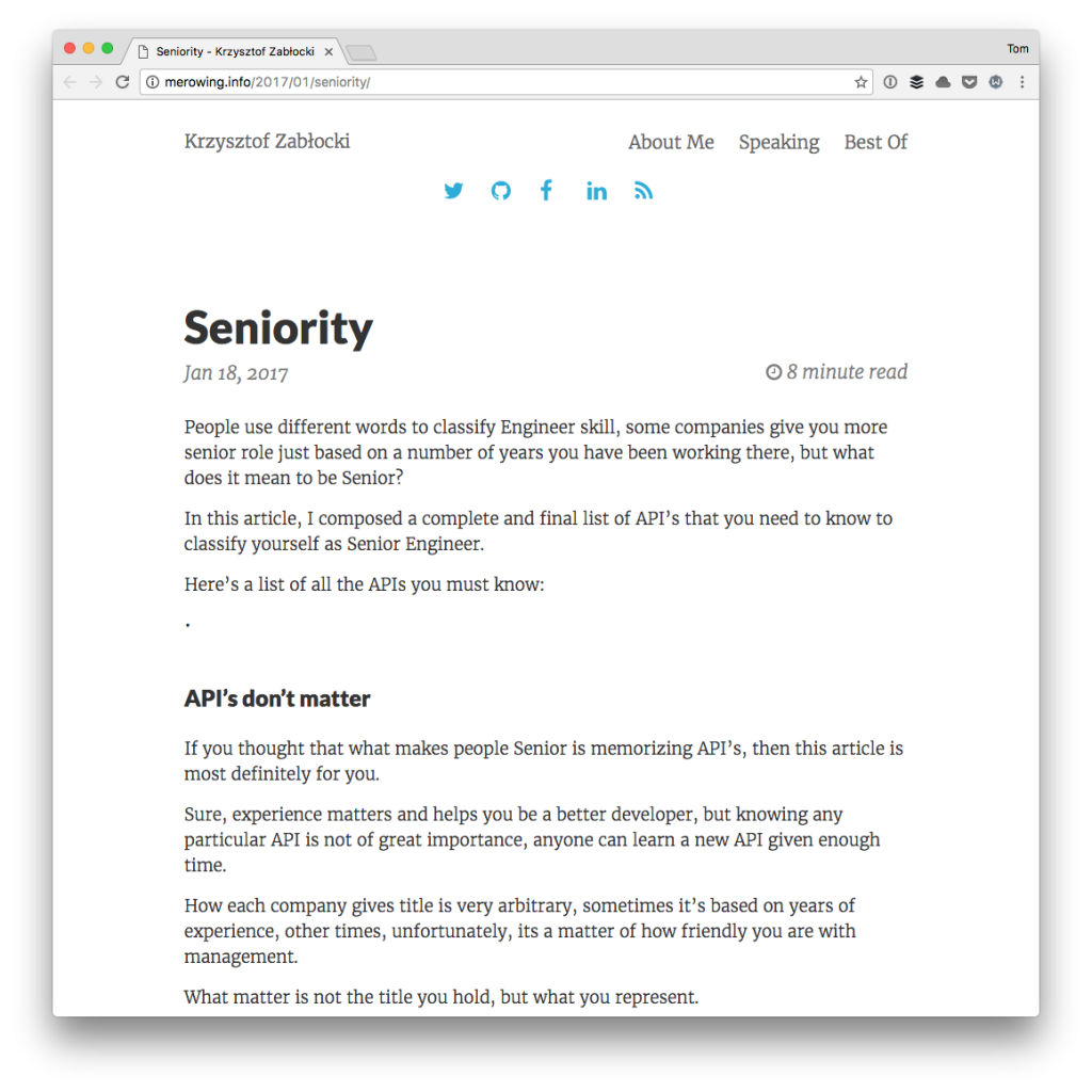 What is a Senior Developer in WordPress: Seniority Defined