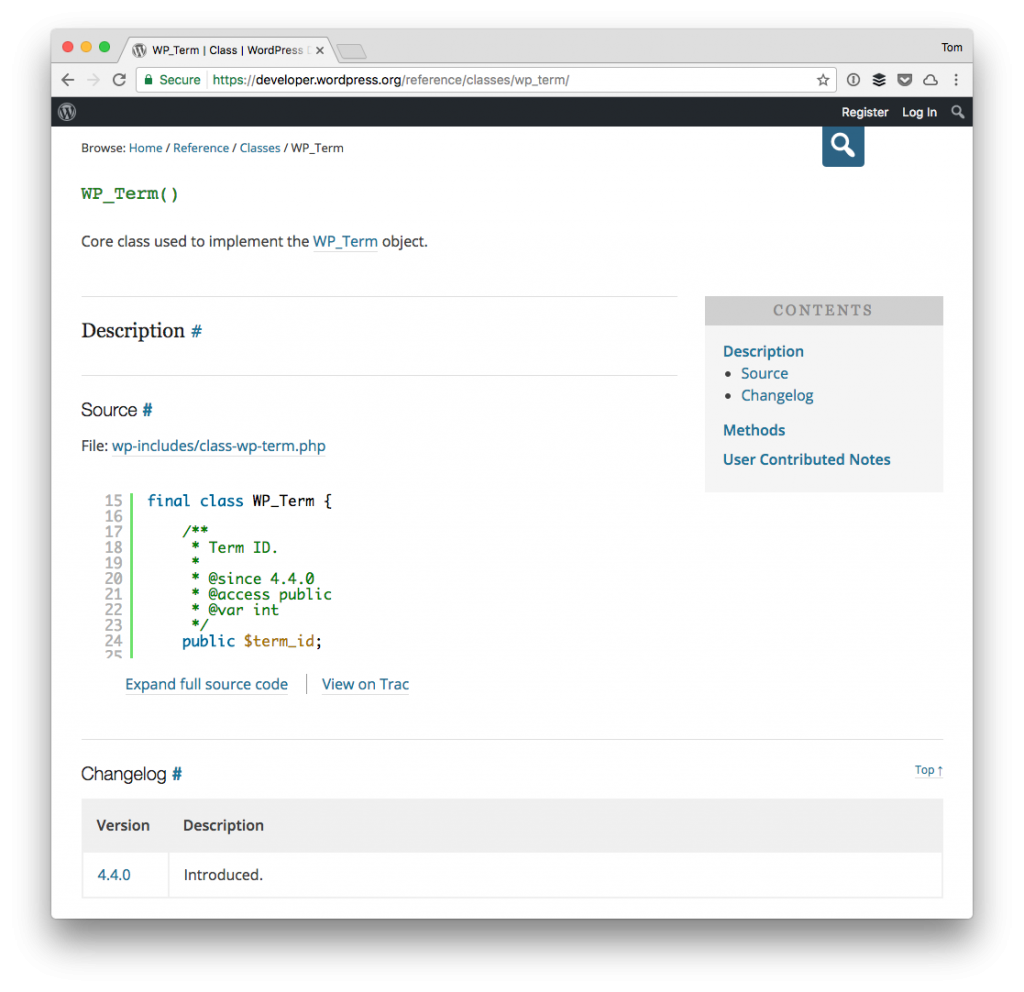 Get a Taxonomy By Term ID