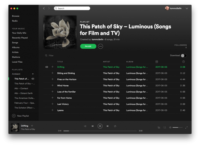 Spotify Playlists for Work, Volume 2