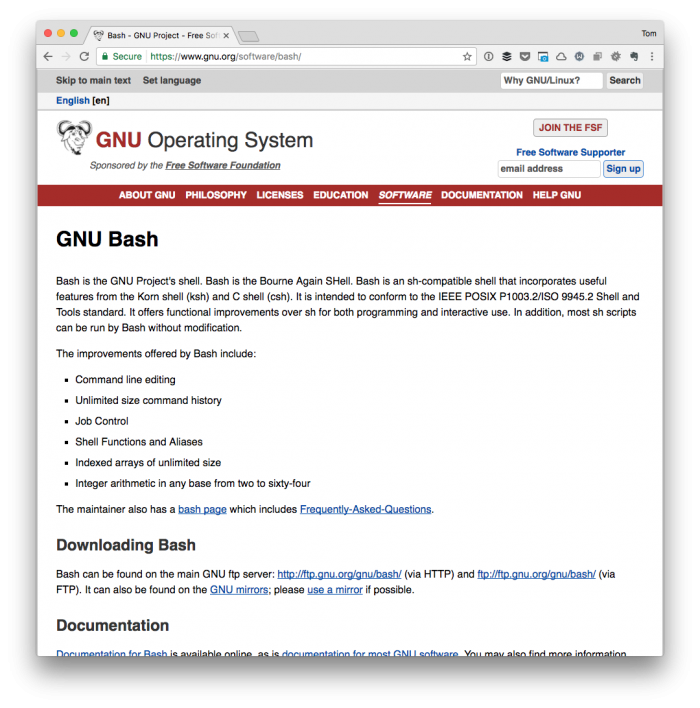 A Primer In Bash For Wordpress Developers Tom Mcfarlin