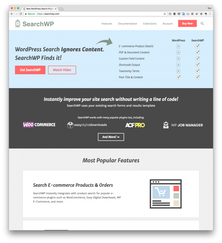 WordPress Plugins I Use: SearchWP