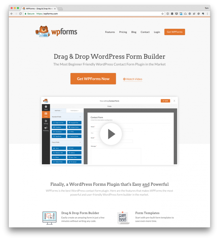 WordPress Plugins I Use: WPForms