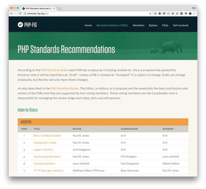 Using PSRs in WordPress Development