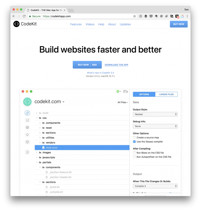 codekit project vs framework