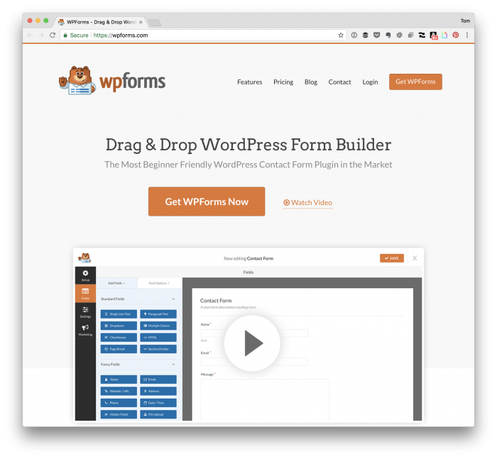 Jetpack Alternatives: WPForms