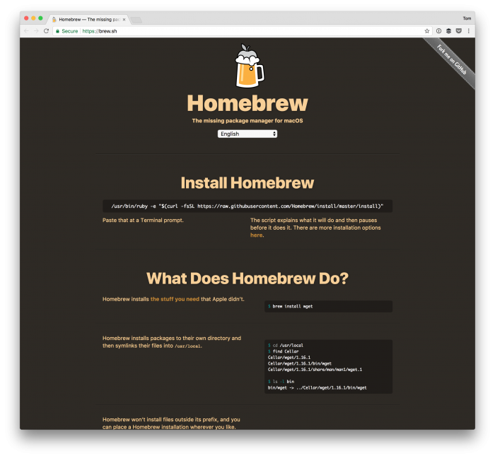 WordPress Development Environment with Homebrew