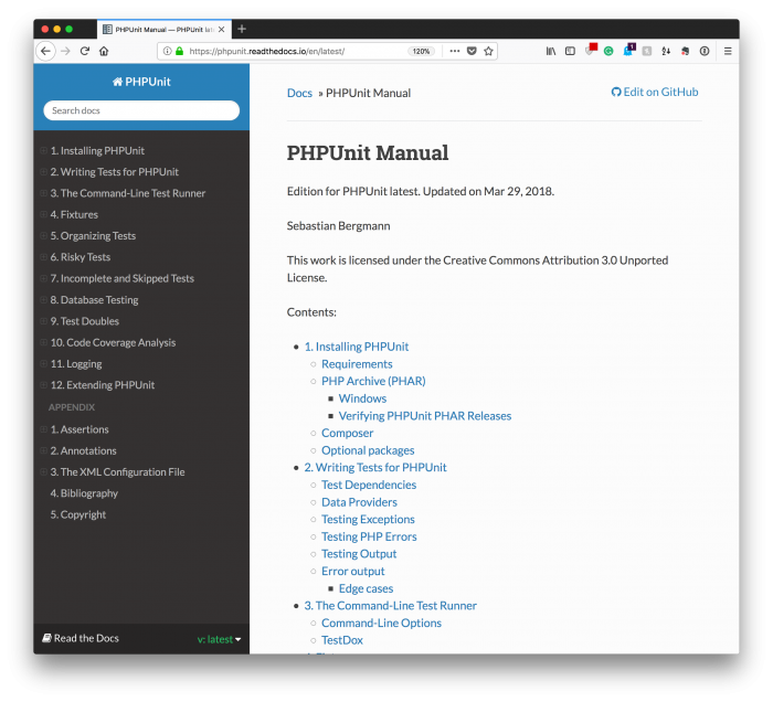 Writing Unit Tests with PHPUnit