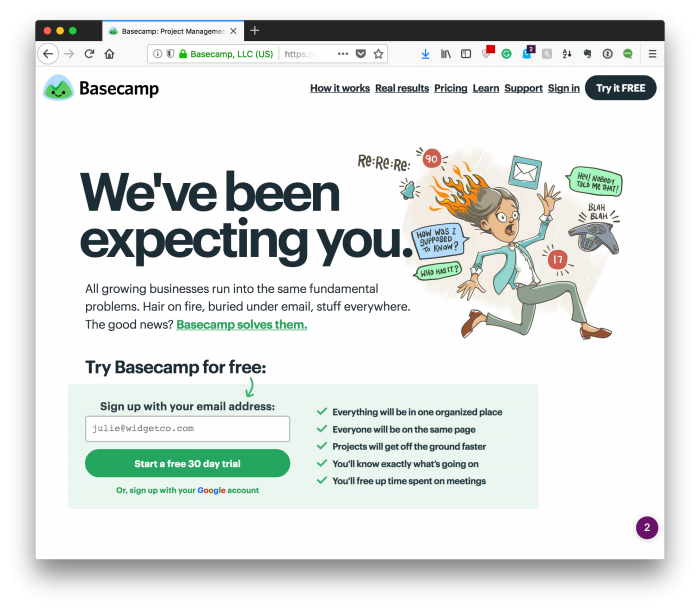 Amazing WordPress Jobs: Basecamp