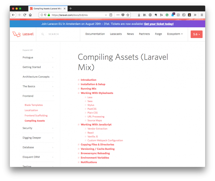 The Simplest Thing Possible: Laravel Mix