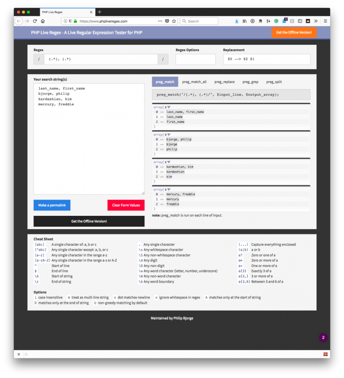 Rewrite Rules and Page Templates: PHP Live RegEx