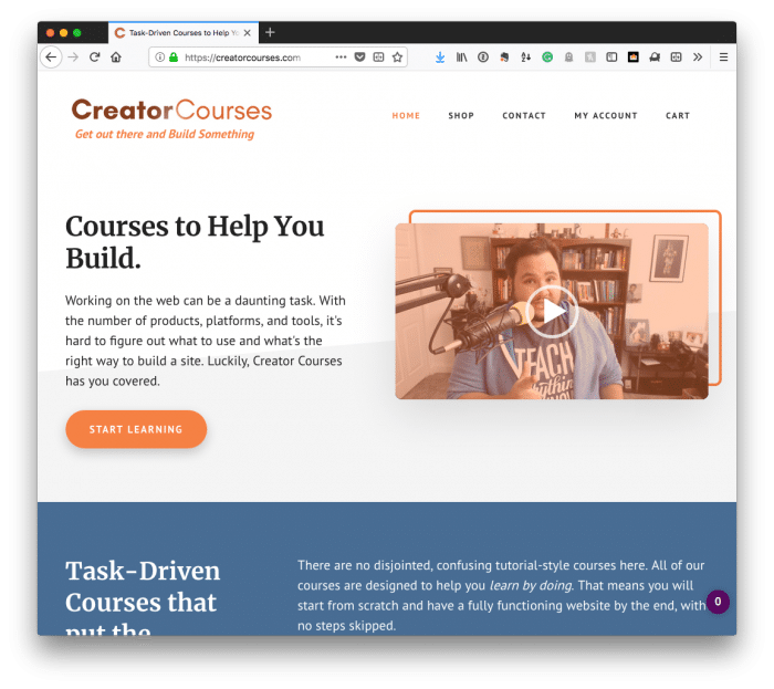 Benefits for Members: Creator Courses