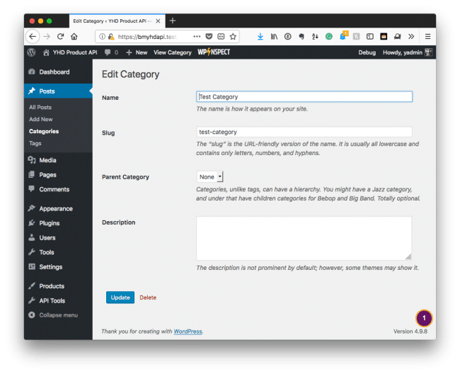 how to edit category page in wordpress